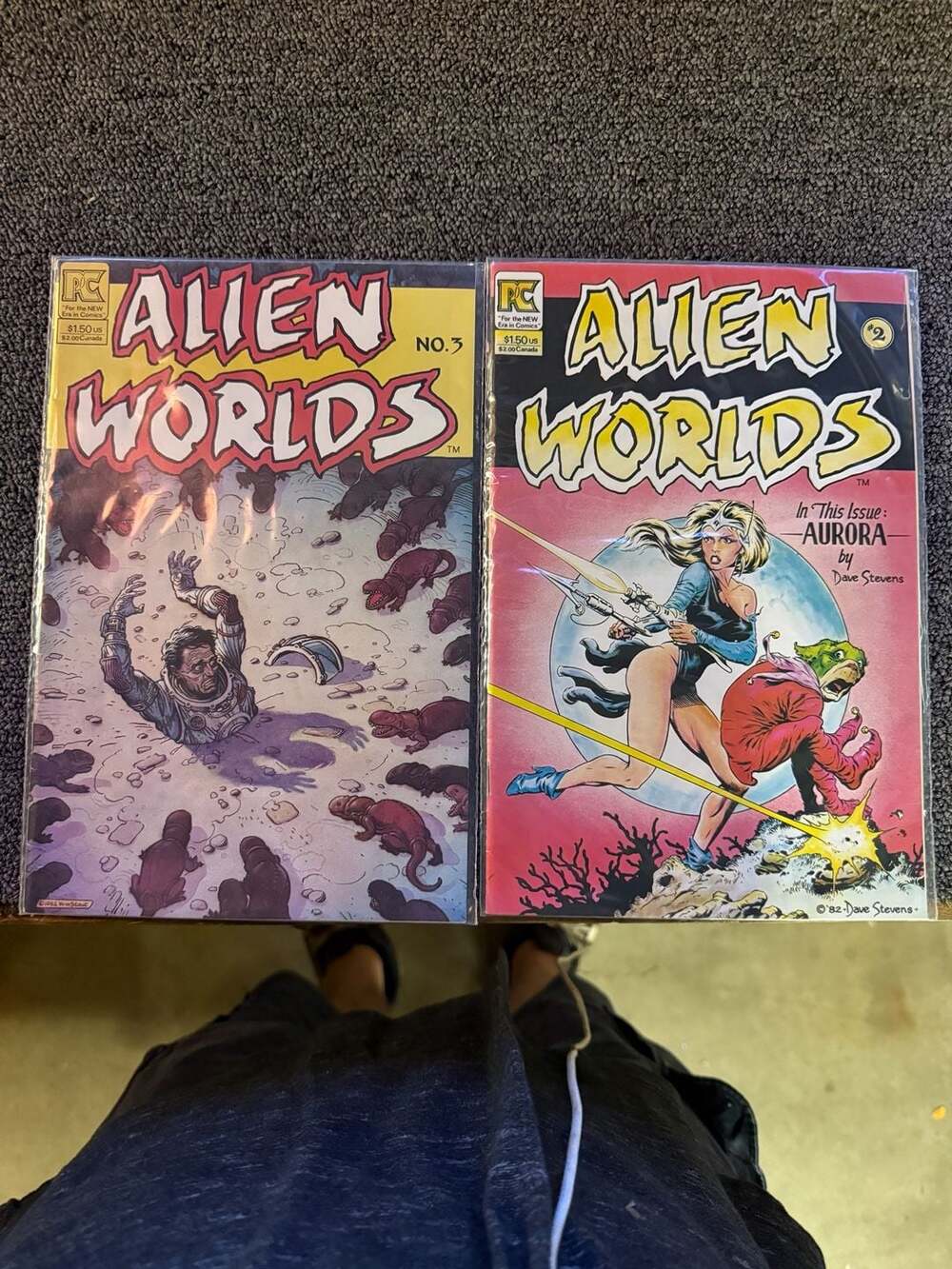 Collection of Pacific Comics Alien Worlds
